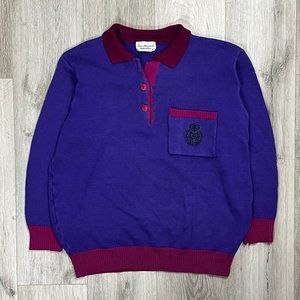 Dan Howard Maternities Vintage Purple/Pink Small Acrylic Sweater